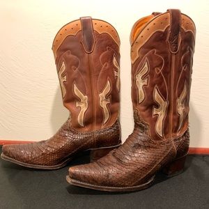 Frye Boots Jennifer Estes Limited Edition Python S: 9